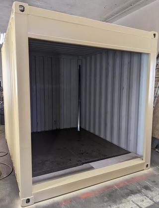 back wall rollup door frame Back wall roll up door frame