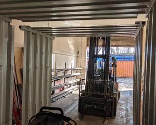 12ft container cut down