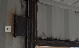 shipping container rollup track support bracket