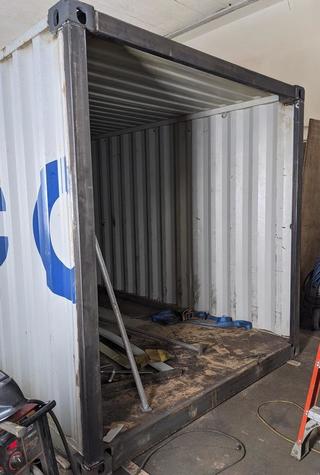 16ft shipping container with roll up door for sale