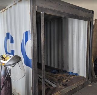 roll up door steel frame