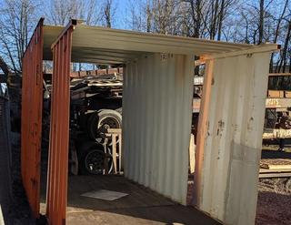 Shipping container cut down remnant Shipping container cut down remnant