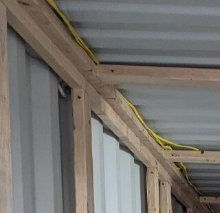 Shipping container office wood frame shipping container office framing