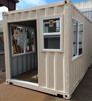 Shipping container with windows for sale | Storage container windows